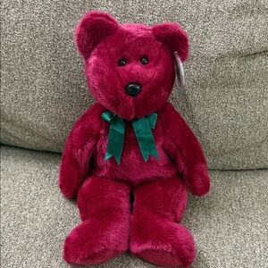Vintage/Collectible Ty Beanie Buddy "TEDDY" The Cranberry Bear